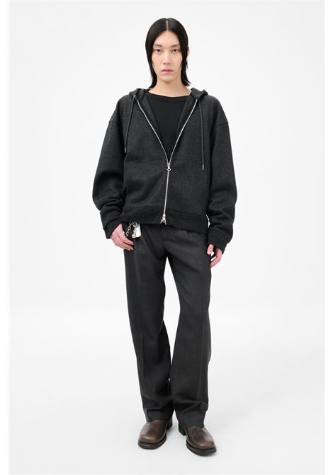 felpa rascal hood uomo grigia OUR LEGACY | M4256RC